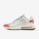 Nike Air Max 270 React (Mid-Century Art) | Light Beige Chalk / Summit White / Team Orange / Platinum Tint