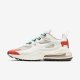 Nike Air Max 270 React (Mid-Century) | Light Beige Chalk / Summit White / Team Orange / Platinum Tint