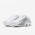 Nike Shox R4 | White / Metallic Silver / Bright Crimson / Metallic Silver