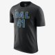 Dirk Nowitzki Dallas Mavericks City Edition Nike Dry | Black