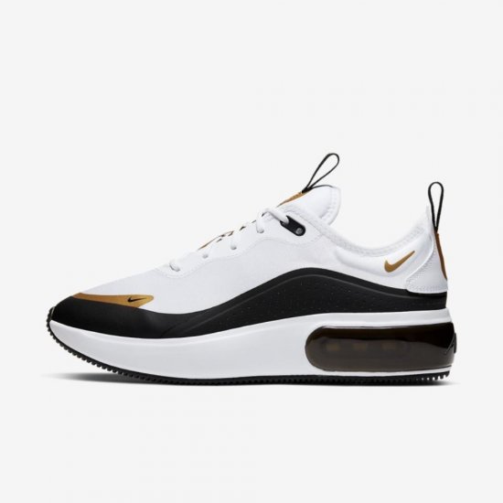 Nike Air Max Dia Icon Clash | White / Metallic Gold / Pure Platinum / Black - Click Image to Close