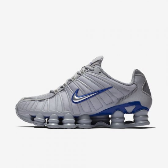 Nike Shox TL | Wolf Grey / Racer Blue / Metallic Silver - Click Image to Close