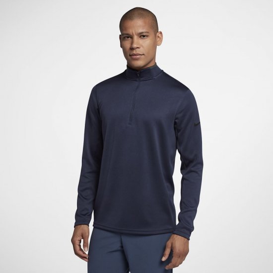 Nike Dri-FIT Half-Zip | College Navy / Anthracite / Black - Click Image to Close